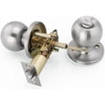 thumbnail image 2 of Interior Door Knobs with Lock, Stainless Steel Privacy Door Handle, ANSI Grade-3 Security, All Metal Construction for Left and Right Hand Door Reversible, 2 of 5