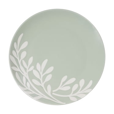 Mainstays 8in Emelie Green Stoneware Salad Plate