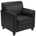 thumbnail image 1 of HERCULES Diplomat Series Black Leather Chair, 1 of 9