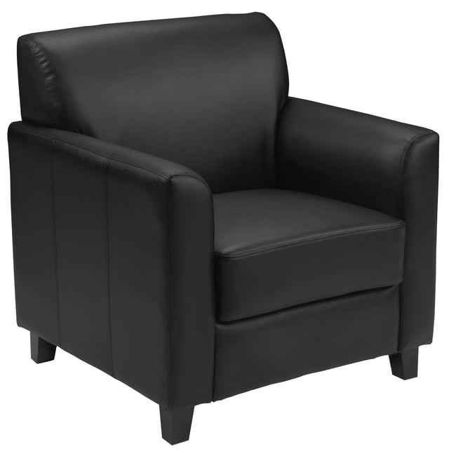 HERCULES Diplomat Series Black Leather Chair