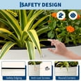 thumbnail image 3 of Yiwa Outdoor Raised Garden Beds Set of 2, Durable Deep Planter Boxes with Simple, Tool-Free Assembly, 3 of 8