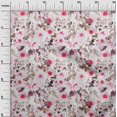 thumbnail image 3 of oneOone Cotton Poplin Pink Fabric Florals Craft Projects Decor Fabric Printed By The Yard 56 Inch Wide, 3 of 4