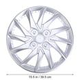 thumbnail image 4 of LEEYNEERWheel Hub Hubcaps Car Cap Cover Hubcap Trims Covers 14 Inch Capscase Auto Vehicle Automotive Tire Replacement Clip4Set, 4 of 6