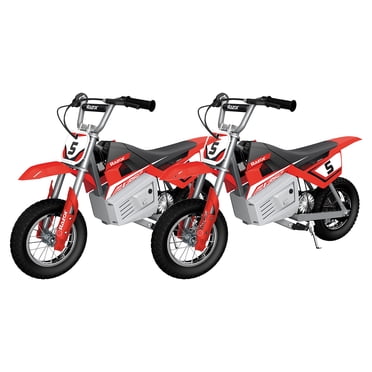 Razor MX350 Dirt Rocket Moto Motocross Électrique Dirt Bike, Rouge (Lot de 2)