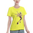 thumbnail image 2 of T-Shirt Basique à Manches Courtes pour Femme une Pièce Robin, 2 of 6