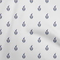 thumbnail image 1 of oneOone Viscose Jersey Medium Blue Fabric Asian Floral Block Craft Projects Decor Fabric Printed By The Yard 60 Inch Wide, 1 of 5