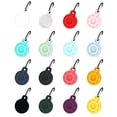 thumbnail image 1 of 3 Pack Silicone Protective Case Compatible with AirTags 2021, Anti-Scratch Shockproof Full Cover with Keychain, for Pet Collars, Wallet, Keys, 1 of 6