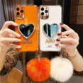 thumbnail image 2 of Makeup Mirror Mobile Phone Case, Luxurious Bling Heart-Shaped Mirror Phone Case(iPhone 7plus/8plus), 2 of 8