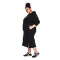 thumbnail image 4 of George Women's Plus Hooded Fleece Midi Dress, 4 of 6