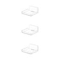 thumbnail image 4 of bedienty Modern Storage Solution for Living Room Floating Stand Shelf Holder Record Vinyl Style A 3Set, 4 of 6