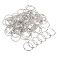 thumbnail image 1 of Unique Bargains Detachable Binder Rings, Metal Clips, Silver Tone, 100 Pack, 1 of 5