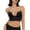 Black, variant on HNMKIU Bras for Women Front Closure Women Solid Low Back Bras Underwired U Shape Backless Bras Multiple Convertible Straps Underwire Bra