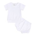 thumbnail image 1 of TopLLC Ensemble de Blouses et Chemises à Manches Courtes Col Rond Ensemble Deux Pièces pour Fille, 1 of 2