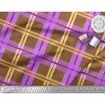 thumbnail image 2 of Soimoi polyester Crepe Fabric Check Check Print Sewing Fabric Yard 52 Inch Wide, 2 of 4