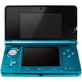 thumbnail image 2 of Nintendo 3DS Game Console with RetroFam 32GB SD Card, Aqua Blue (Refurbished), 2 of 5