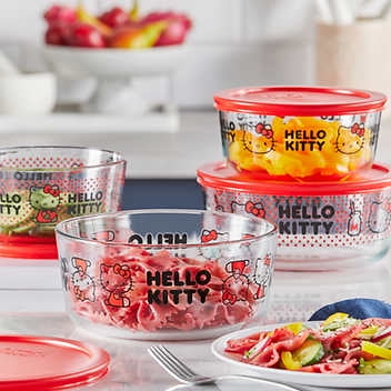 Pyrex Hello Kitty Decorated Glass Storage Set, 8-piece - Walmart.ca