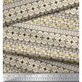 thumbnail image 2 of Soimoi Cotton Poplin Fabric Aztec Geometric Decor Fabric Printed Yard 56 Inch Wide, 2 of 3