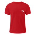 thumbnail image 4 of LUOGENLI T-shirts pour Homme pour Hommes Hommes Manche Mi-Longue T-Shirt Surdimensionné Imprimé de Lettres Col Rond Manche Courte 4TG T-shirts pour Hommes T-shirts Graphiques Fête de la Saint-Patrick Rouge m, 4 of 4