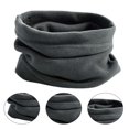 thumbnail image 4 of Visland Neck Scarf Adjustable Solid Color Fleece Keep Warming Ski Tube Warmer for Sports, 4 of 7