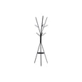 thumbnail image 1 of Monarch Specialties - Coat Rack, 72"H, Bedroom, Entryway, Free Standing, Hall Tree, 6 Hooks, Black Metal, Contemporary, Modern, 1 of 3