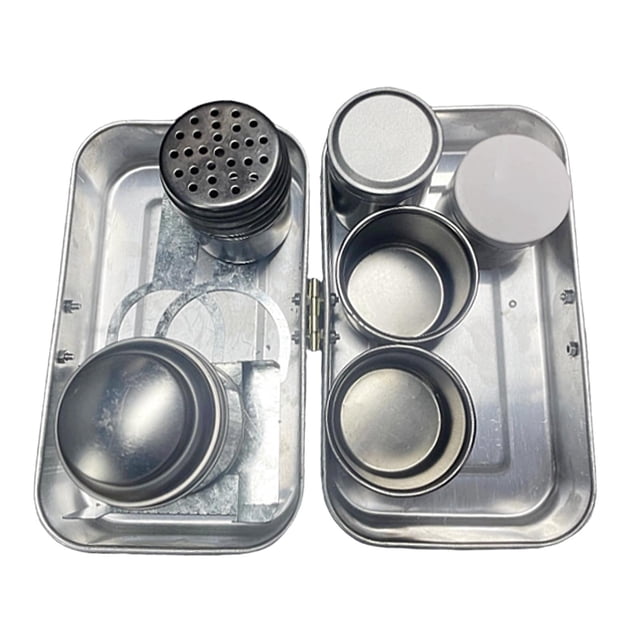 DOLITY Kit de Cafetière de Camping Design Vintage Compact pour Collectionneurs de Voyage et de Randonnée