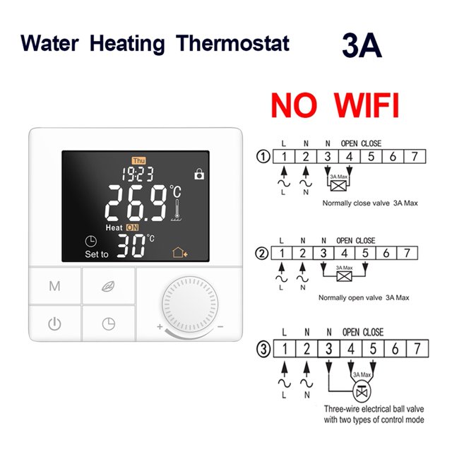 WIFI Weekly Program Thermostat APP Temperature Control Voice Alexa Smart Warm Underfloor Heating Thermoregulator ,Easily DIY