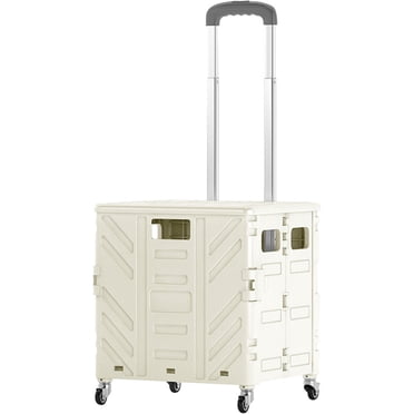 Chariot Utilitaire Roulant, Chariot Utilitaire Pliable 4 Caisses Utilitaires Pliables à Quatre Roues Caisse Roulante Artisanat Supérieur