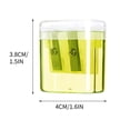 thumbnail image 3 of EGNMCR Mini Taille-Crayon Transparent Fournitures Scolaires Taille-Crayon Couleur Bonbon Rabot Taille-Crayon, 3 of 3