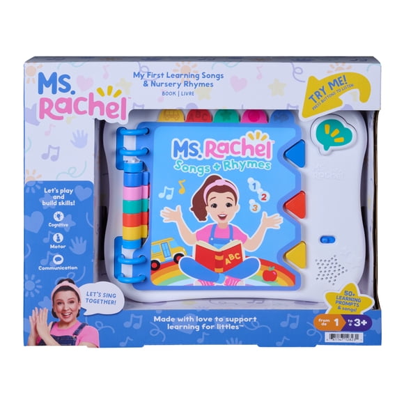 Ms. Rachel My First Learning Songs & Nursery Rhymes Electronic Book, Ages 1+