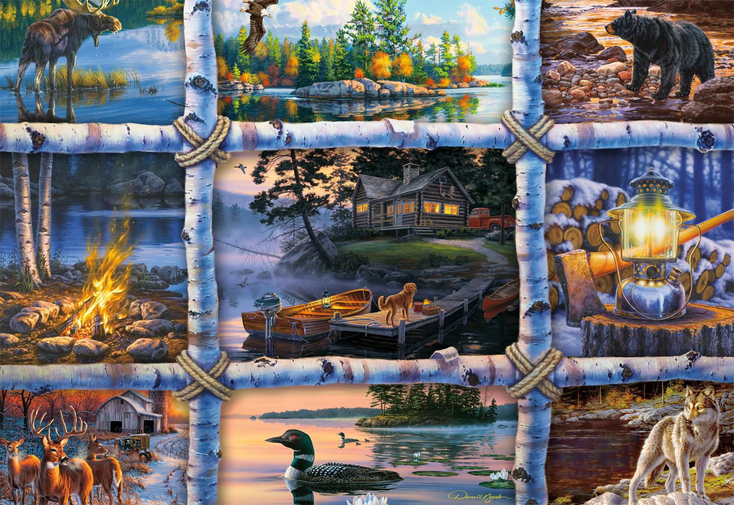 Buffalo Games - Le puzzle Darrell Bush - North Country - en 2000 pièces