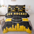 thumbnail image 1 of YST, Ensemble de couette, Thème sportif, 7 pièces, Hockey sur glace, Jumeau, 1 of 4