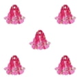 thumbnail image 3 of mmirethe Lightweight Summer Scarves For Women Convenient And Practical Accessory Fashionable And Stylish rose red 5Set, 3 of 6
