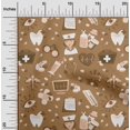 thumbnail image 2 of oneOone Polyester Spandex Brown Fabric Tool Craft Projects Decor Fabric Printed By The Yard 56 Inch Wide, 2 of 4