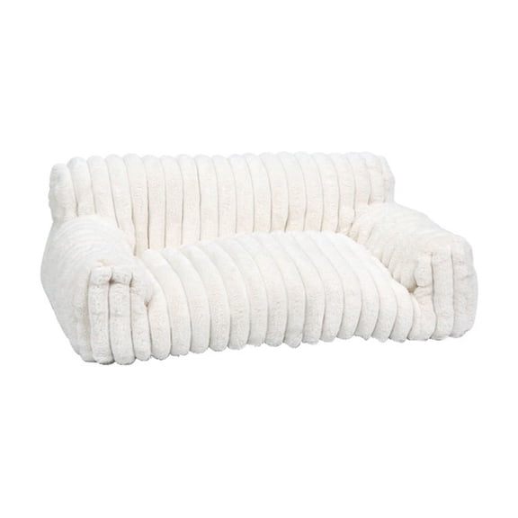 kcavykas Grandes Aubaines Articles Mignon Canapé pour Sofa avec Peluche Côtelée Douce de Qualité Supérieure Fauteuil Duveteux et Soutenant pour Intérieur