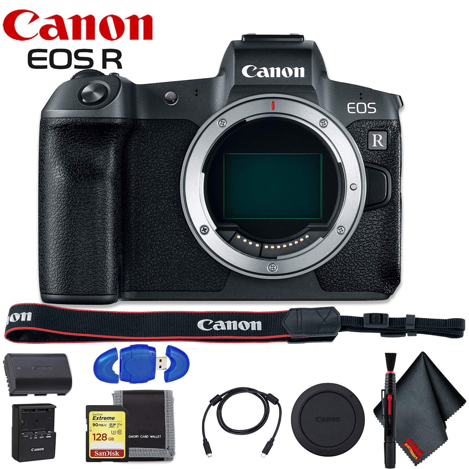 Canon Appareil Photo Numérique Sans Miroir avec Kit de Carte Mémoire et Kit de Nettoyage