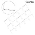 thumbnail image 2 of CUITING 1000 Pcs Standard Pre Cut 0.8mm Flat Hot Staple for Plastic Stapler Repair Welder, 2 of 7