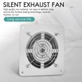thumbnail image 3 of 4 Inch 20W 220V High Speed Exhaust Fan Toilet Kitchen Bathroom Hanging Wall Window Glass Small Ventilator Extractor Exhaust Fans, 3 of 7