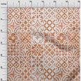 thumbnail image 3 of oneOone Silk Tabby Orange Fabric Floral Sewing Craft Projects Fabric Prints By Yard 42 Inch Wide, 3 of 5