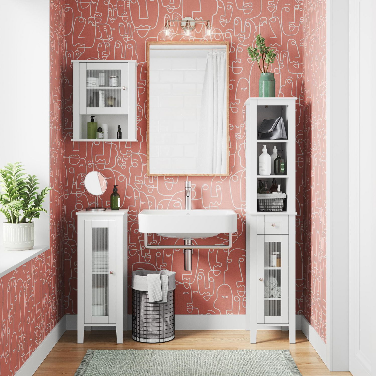 RiverRidge® Home Prescott Single Door Floor Cabinet - White