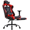 thumbnail image 1 of FDW Office Chair Ergonomic High, Footrest Lumbar Support and Headrest, Red, 1 of 7