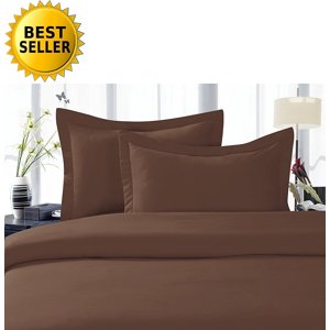 Celine Linen Best, Softest, Coziest Duvet Cover Ever! 1500 Thread Count Egyptian Quality Luxury Super Soft Wrinkle Free 2-Piece Duvet Cover Set , Twin/Twin XL, Chocolate Brown