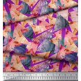 thumbnail image 3 of Soimoi Poly Georgette Fabric Triangle & Texture Fabric Prints By Yard 42 Inch Wide, 3 of 3