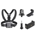 thumbnail image 1 of Smartphone Chest Strap Mount for Cycling Skiing Motorcycling Hands-Free Video Recording with Adjustable J-Hook and 90° Rotation, 1 of 9