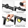 thumbnail image 4 of Dvkptbk Plastics Bicycle Lights Bicycle Lights Mini Multifunctional Mountain Bike Headlights Road Bike Taillights Outdoor Riding Accessories Bicycle Accessories, 4 of 6