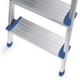 thumbnail image 3 of Stanz (TM) 3 Step Aluminum Frame Stool with Hand Grip, Three Steps Ladder 300 Pound Capacity, 3 of 3