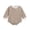 Brown, variant on Splozh One Piece Pyjama Unisex Baby Boy Girl Romper Long Sleeve Bubble Oversized Romper Bodysuit Top Fall Clothes Dark Blue,6-12 Months