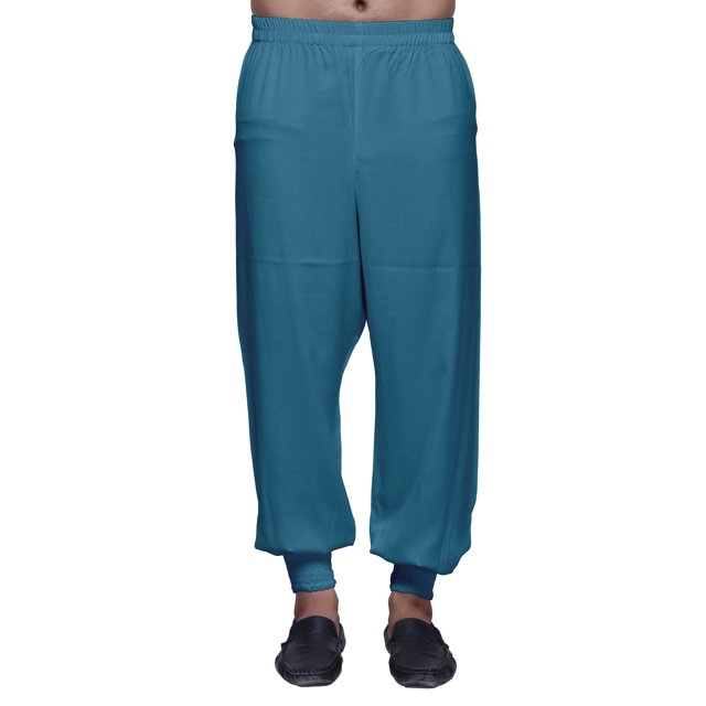 Atasi Readymade Adjustable Elastic Pajama For Mens Solid Rayon Harem Bottom Pant