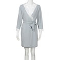 thumbnail image 2 of Ketyyh-chn99 Maxi Robe de Maternité Femmes Dentelle Femmes Enceintes Décontractée Allaitement Bébé pour Maternité Robe de Pyjama Gris,m, 2 of 5
