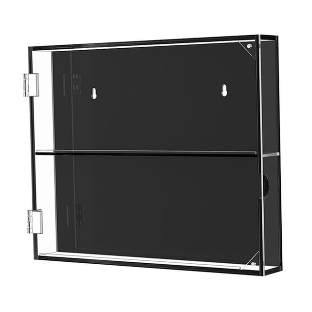 yingyy Baseball Card Display Cabinet for Protection Clear Sports 260x48x365mm View Case Card Display 2 tier