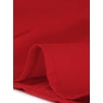 thumbnail image 5 of INSPIRE CHIC Blouse à Volants pour Femme, Élégant Haut Habillé à Col en V à Manches Longues pour le Travail, TP Rouge, 5 of 5